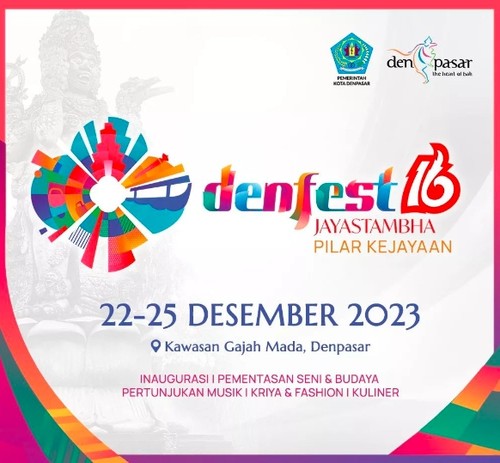Denpasar Festival (Denfest) 2023. (Tangkapan layar instagram @denpasarfestival)
