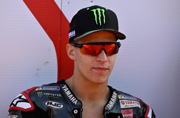 Motorcycling - MotoGP - Valencia Grand Prix - Circuit Recardo Tormo, Valencia, Spain - November 26, 2023 Monster Energy Yamaha MotoGPs Fabio Quartararo before the race REUTERS/Pablo Morano