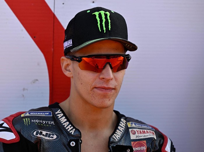 Motorcycling - MotoGP - Valencia Grand Prix - Circuit Recardo Tormo, Valencia, Spain - November 26, 2023 Monster Energy Yamaha MotoGPs Fabio Quartararo before the race REUTERS/Pablo Morano