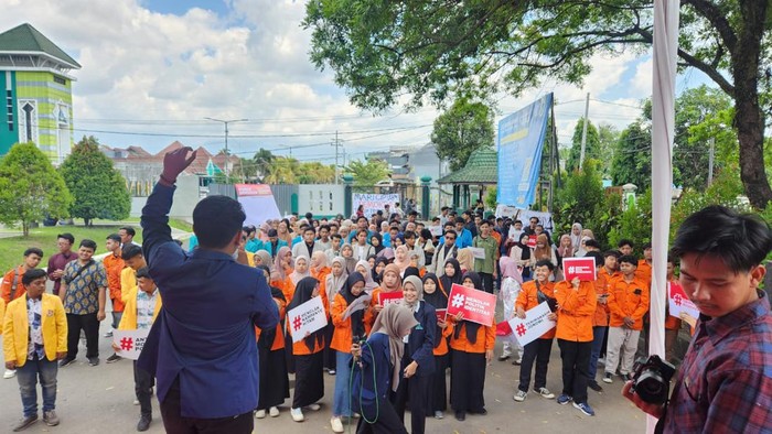 Forum BEM Jember deklarasikan pemilu damai.