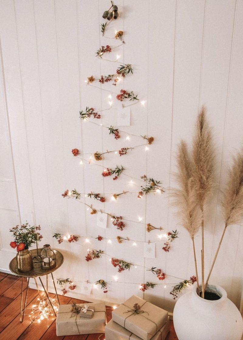 Ide Pohon Natal Dinding 2023