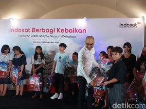 Indosat Berbagi Kebaikan Bareng Anak Yatim di Minahasa Sambut Nataru