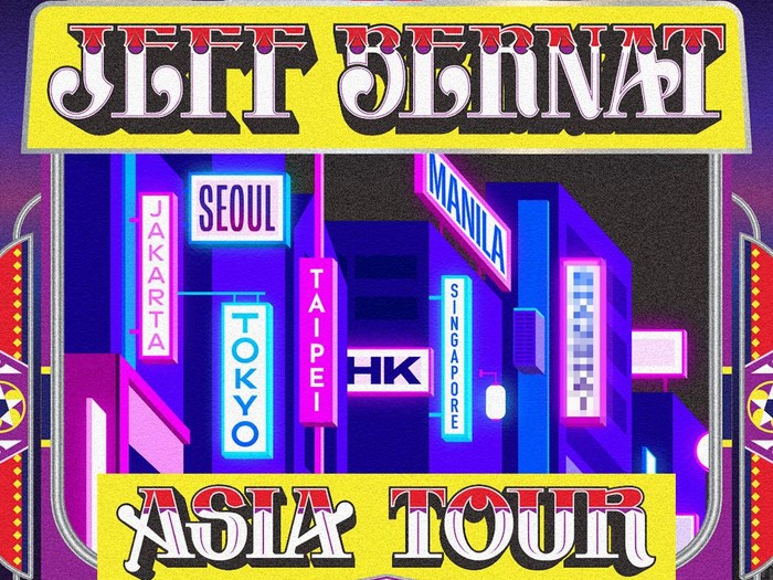 Jeff Bernat konser tunggal di Jakarta 2024.