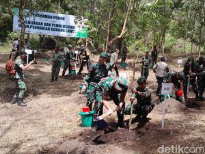Selain di Gunung Lawu, TNI Juga Hijaukan Mongkrang dan Bukit Gumeng