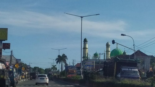 Lampu penerangan jalan umum (PJU) yang ada di pintu masuk Bali, Kelurahan Gilimanuk, Jembrana, beberapa waktu lalu.