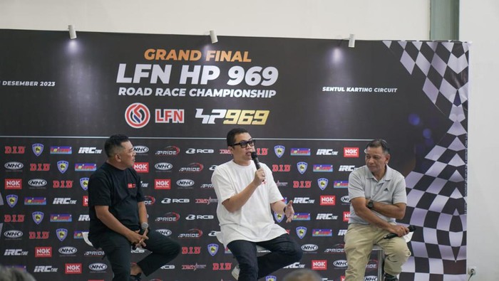 LFN HP969 Road Race Championship 2023 dihelat di Sentul, 30-31 Desember 2023.