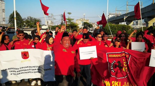 Mahasiswa di Bekasi hingga Ormas di Jakarta mendeklarasikan pemilu yang damai