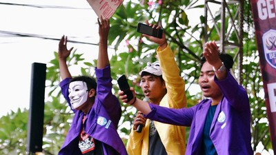 Mahasiswa di Jambi Gelar Aksi Mimbar Demokrasi