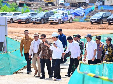 Panglima TNI-Kapolri Dampingi Jokowi Resmikan RSUP di IKN