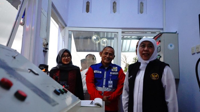 Peresmian pos jaga dan palang pintu pelintasan KA di Banyuwangi.