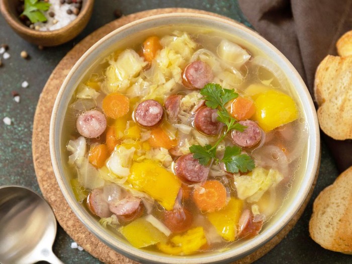 Resep Sup Sosis dan Sayuran