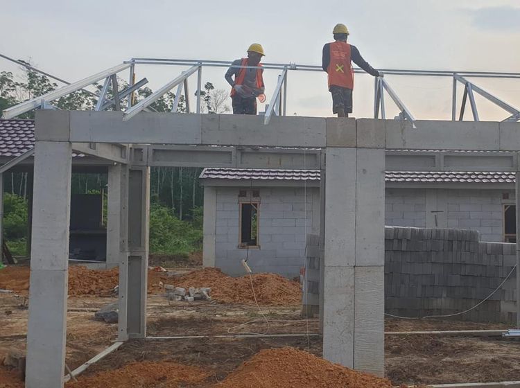 Melihat Wujud Rumah Tahan Gempa buat Tukang Becak Cs di Prabumulih