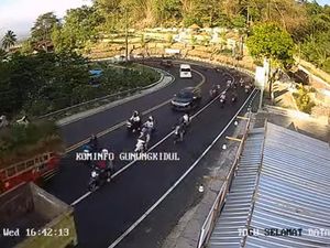Lalin Jalan Wonosari Sore Ini Ramai, Waspada Ya Dab!