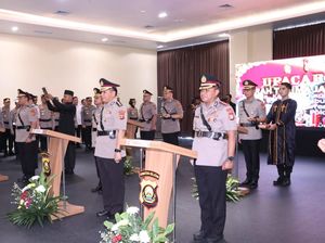 3 Kapolres-3 Pejabat Polda Sumsel Resmi Dilantik, Ini Daftarnya
