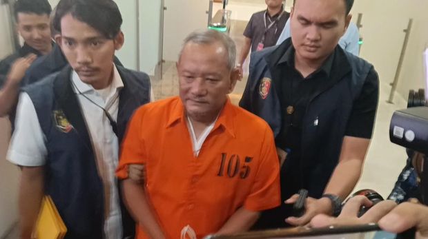 Vigit Waluyo ditahan Bareskrim (Rizky/detikcom)