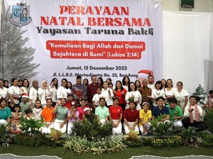 Memaknai Damai Sejahtera dalam Perayaan Natal Yayasan Taruna Bakti 2023