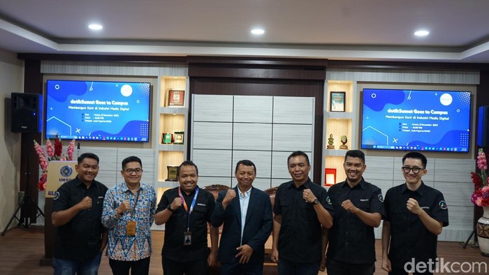 Acara detikSumut Goes to Campus di UMSU. (Adhe Junaedy/detikSumut)