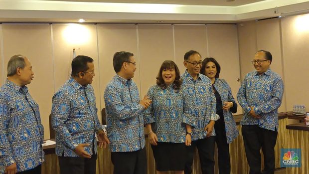 Asosiasi Pengusaha Indonesia (Apindo) memproyeksikan pertumbuhan ekonomi Indonesia pada tahun 2024 berada dalam rentang 4,80% (year on year/yoy) sampai dengan 5,20% (yoy). (CNBC Indonesia/Martyasari Rizky)