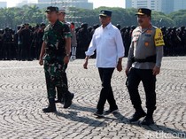 Momen Budi Karya dan Heru Budi Cek Kesiapan Pasukan Operasi Lilin