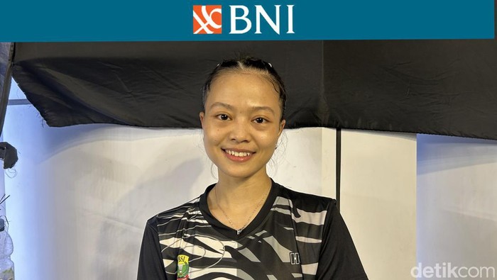 Fitriani di BNI Kejurnas PBSI 2023.