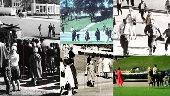 Babushka Lady adalah seorang wanita tak dikenal yang hadir pada saat pembunuhan Presiden John F. Kennedy di Dealey Plaza Dallas pada tahun 1963. Dia terlihat beberapa kali dalam berbagai foto, namun wajahnya tidak pernah terabadikan karena dia membelakangi kamera atau tertutup oleh kameranya sendiri. Meskipun ada upaya dari penyelidik AS, dia tidak pernah melapor dan tetap tidak teridentifikasi. Foto: Thouhtnova