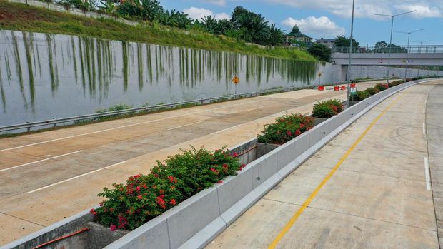 Jalan Tol Serpong-Cinere Seksi 2 Pamulang-Cinere mulai dibuka besok dan gratis.(Dok: Jasa Marga)
