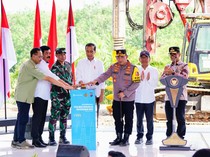 Momen Presiden Jokowi hingga Kapolri Groundbreaking Polres Khusus IKN
