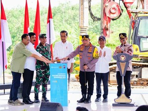 Jokowi Groundbreaking Polres Khusus IKN, Ada Analis IT dan CCTV Semua Sudut