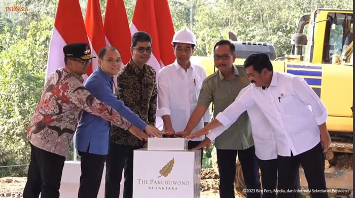 Jokowi groundbreaking apartemen The Pakubuwono Nusantara