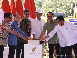 Resmikan Pembangunan Apartemen Pakubuwono Rp 1 T di IKN, Jokowi: Nilainya 10!