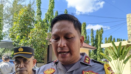 Kapolres Lombok Barat AKBP Bagus Nyoman Gede Junaedi, Kamis (21/12/2023). Foto: (Ahmad Viqi/detikBali).