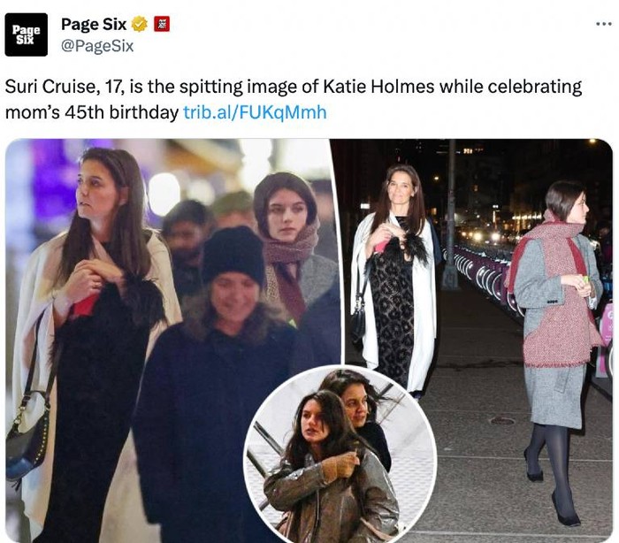 Katie Holmes dan Suri Cruise