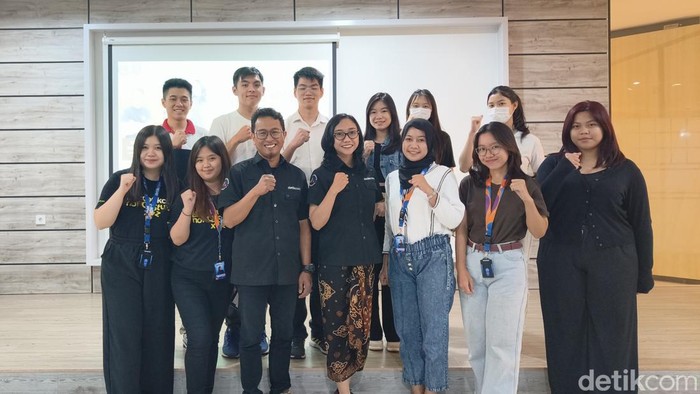 Kolaborasi mahasiswa MSIB dengan detikJatim gelar workshop tentang Industri Media di Universitas Ciputra Surabaya.