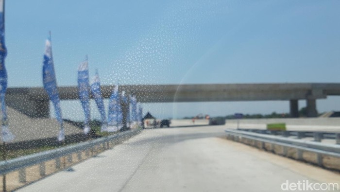 Kondisi jalur fungsional tol Solo-Jogja, pada Kamis (21/12/2023).