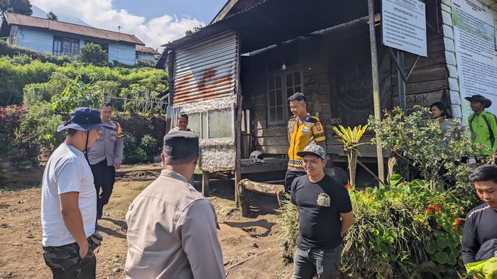 Kunjungan Kapolres Pagar Alam ke Pos BRIGADE, beberapa waktu lalu.