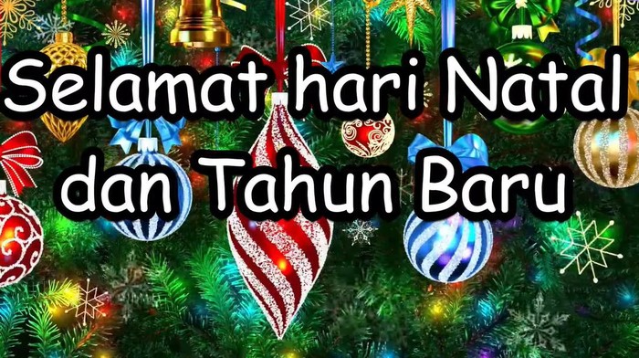 Lirik Lagu Selamat Hari Natal dan Tahun Baru.