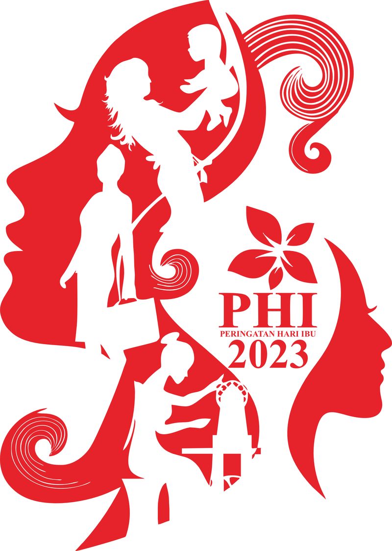 Logo Hari Ibu ke-95 Tahun 2023. (Dok KemenPPPA RI)