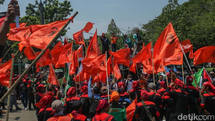 Bela Palestina Massa Partai Buruh Geruduk Kedubes As