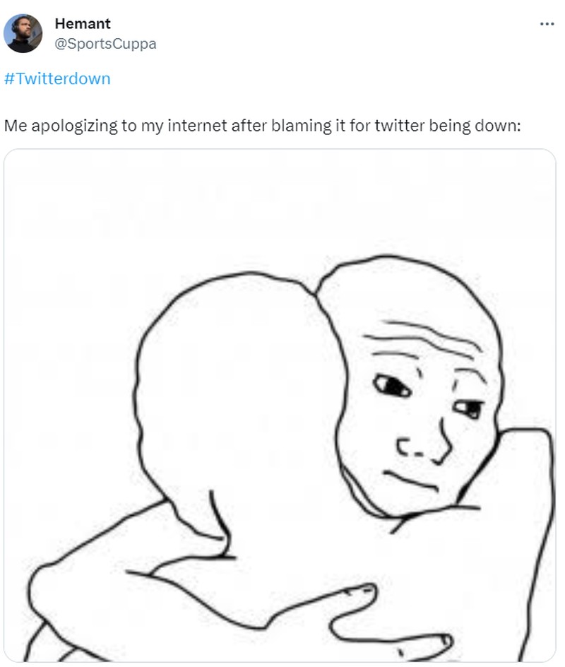 meme x twitter down