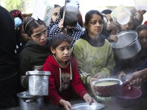 Media Prancis Bikin Karikatur Kelaparan di Gaza saat Ramadan