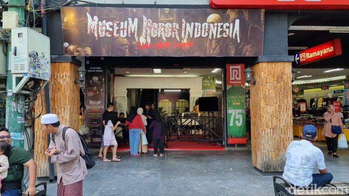 Museum horor Indonesia di kawasan Malioboro tepatnya seberang Kantor DPRD DIY, Kota Jogja, Kamis (21/12/2023).