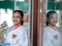 Sosok Nabilla, Siswa SMA Peraih Medali Emas Karate Internasional di Portugal