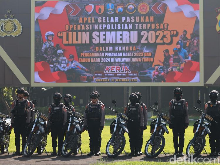 Ratusan Pos Pengamanan Siaga  Amankan Nataru 2024 di Jatim