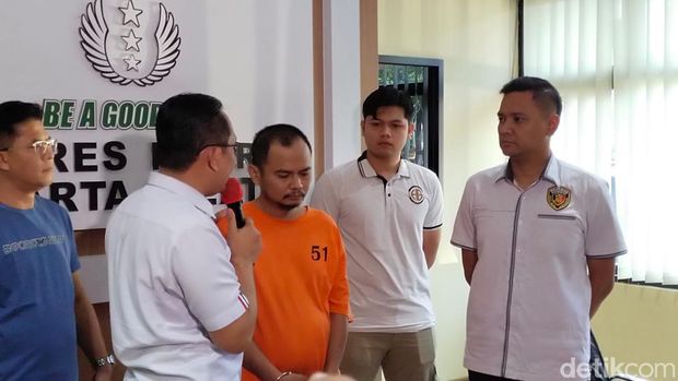 Polisi merilis kasus Panca Darmansyah membunuh 4 anaknya di Jagakarsa, Jakarta Selatan, Kamis (21/12/2023).