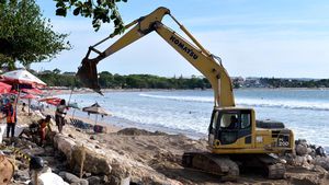 Upaya Penanganan Abrasi Pantai Kuta Terus Dikebut
