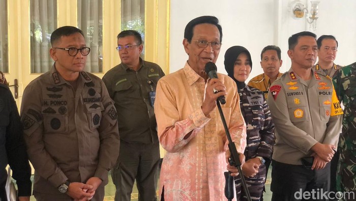 Jumpa pers Rakor Forkopimda jelas Nataru di Kompleks Kepatihan, Kamis (21/12/2023).