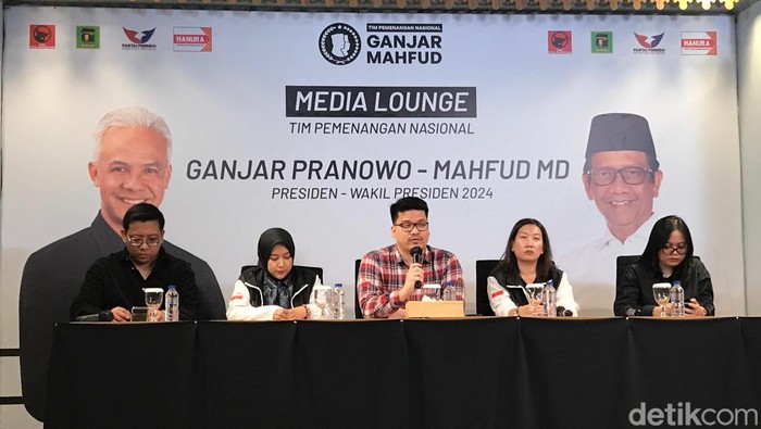TPN Ganjar-Mahfud. (M Fardan Kaftaro/detikcom)