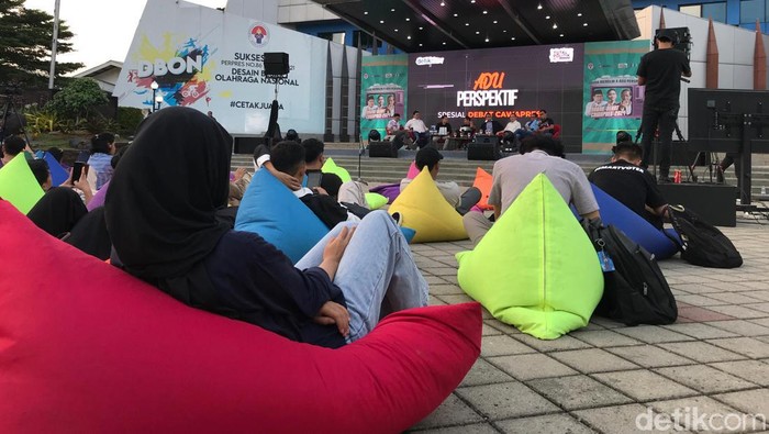 Adu Perspektif spesial debat cawapres detikcom (M Fardan Kaftaro/detikcom)