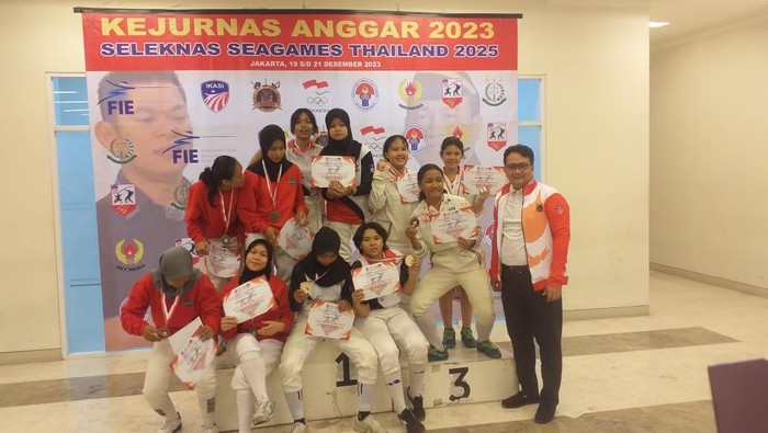 Pengurus Besar Ikatan Anggar Seluruh Indonesia (PB IKASI) telah menggelar Kejuaraan Nasional (Kejurnas) Anggar 2023 yang berlangsung di Pusdik Adhyaksa Jakarta Timur, 20-21 Desember 2023.