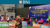 Ada 20 pertandingan yang rencananya digelar di babak semifinal.. Salah satu semifinalis adalah ganda putri DKI Jakarta Ariella Naqiyyah/Rachel Agnesia Sabatini. (Foto: Bayu Baskoro/detikSport)